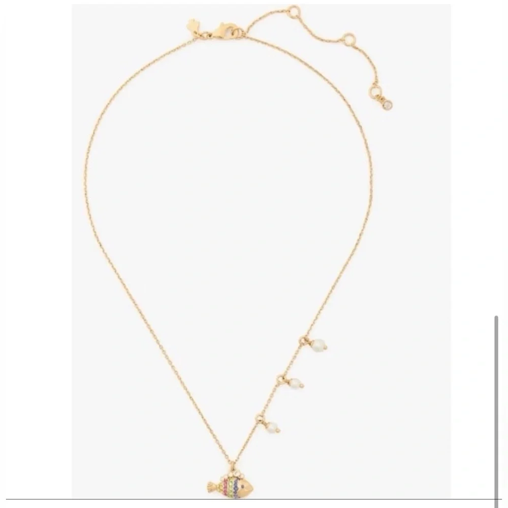 $99 Kate Spade What A Catch Mini Fish Charm‎ Pendant